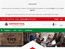 Tablet Screenshot of kerstpakketten.nl
